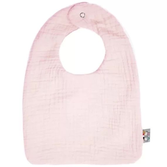 Bavoir En Gaze De Coton – Sevira Kids – Jeanne – Rose – Naissance – Absorption Optimale Rose
