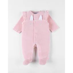 Pyjama En Velours Côtelé Lapin Rose