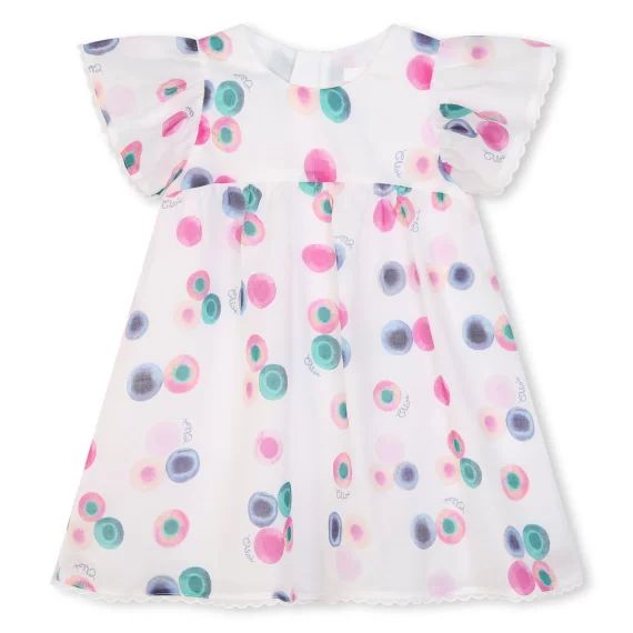 Robe imprimée avec volants Fille Indéterminé