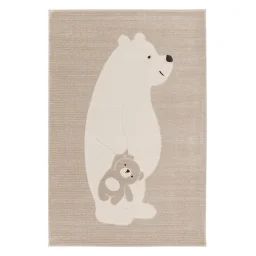 Tapis Enfant Ultra Doux À Effet Sculpté Cuddle Beige