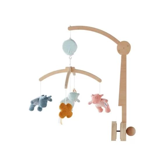 Mobile musical en bois Iconiques multicolore