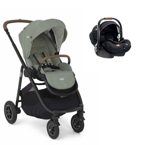 Poussette Joie Versatrax – Laurel + Coque Auto i-Level Recline – Eclipse