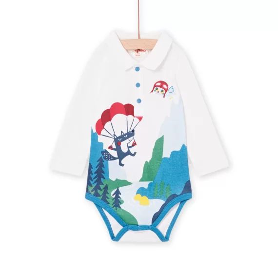 Body À Motifs Fantaisie – Ecru