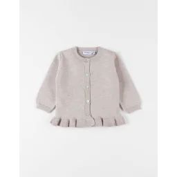 Cardigan En Tricot Beige