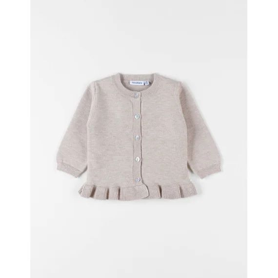 Cardigan En Tricot Beige