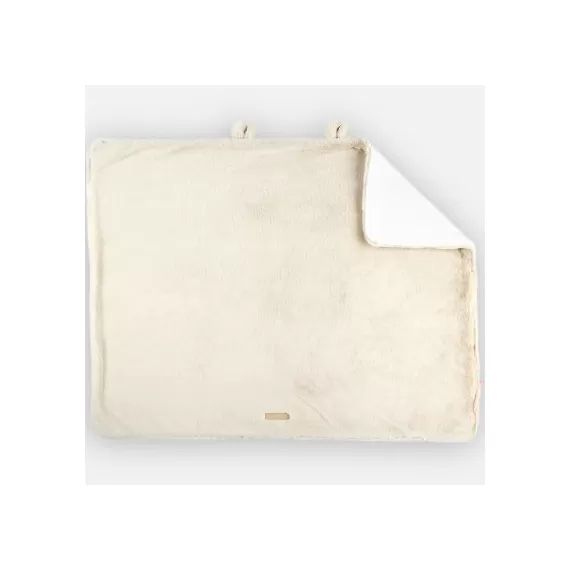 Couverture longs poils Mix & Match ivoire (75 x 100 cm)