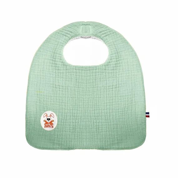 Bavoir En Coton Bio Vert