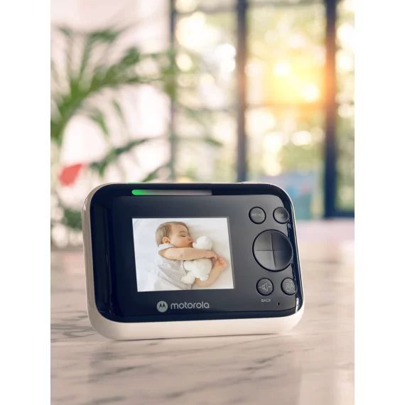 Ecoute-bébé vidéo numérique MOTOROLA PIP1200 blanc