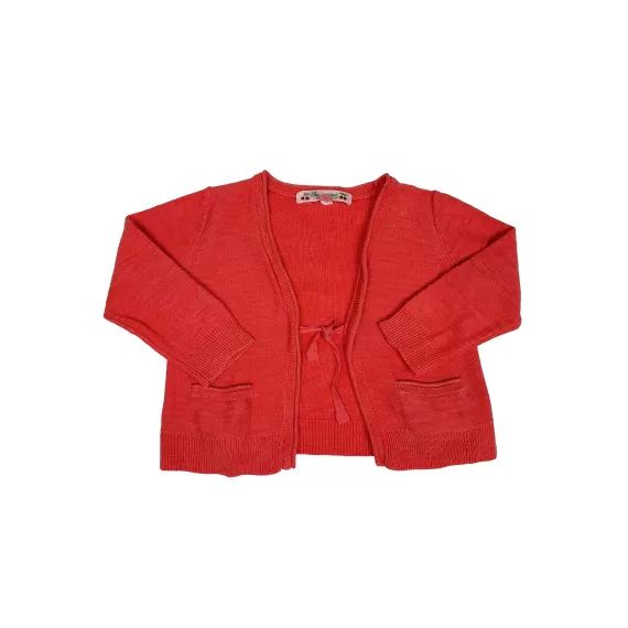 GIlet coton fille 12 mois