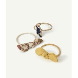 Lot de 3 élastiques bébé fille avec noeuds –  – Soldes