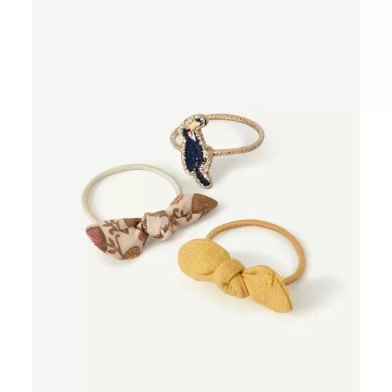 Lot de 3 élastiques bébé fille avec noeuds –  – Soldes