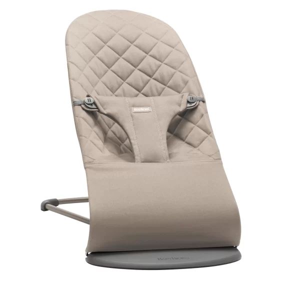 Transat Bliss – Gris sable / Coton, matelassage Classique / Gris foncé
