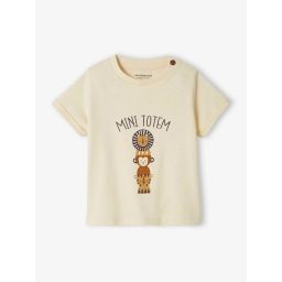 T-shirt mini totem bébé manches courtes écru