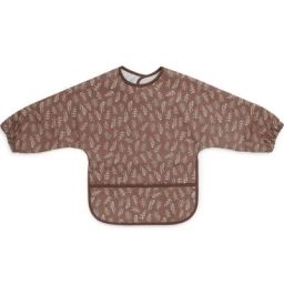 Bavoir plastifié manches longues Meadow Chestnut