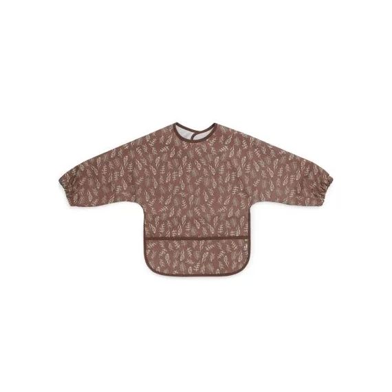 Bavoir plastifié manches longues Meadow Chestnut