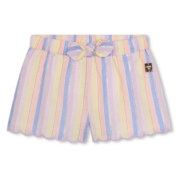 Short en percale de coton Fille Indéterminé