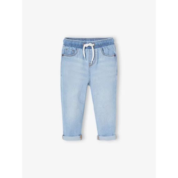 Pantalon en denim bébé taille élastiquée double stone