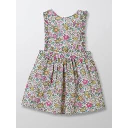 Robe-tablier En Tissu Liberty Liberty Clare Rich Ecru