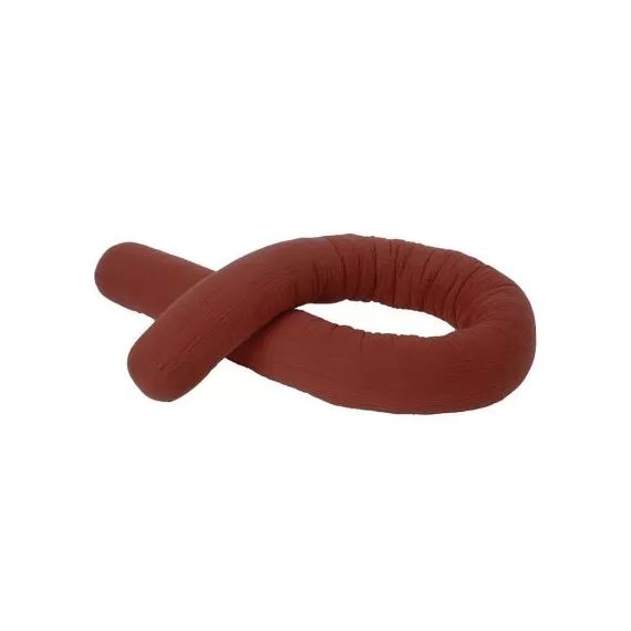 Coussin décoratif en mousseline rouille (200 cm)