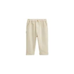 Pantalon Bébé En Velours Côtelé Gribouille Beige