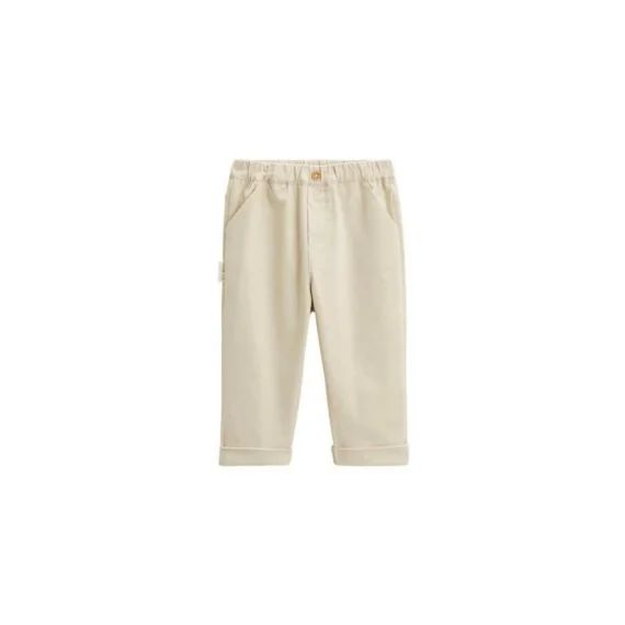 Pantalon Bébé En Velours Côtelé Gribouille Beige