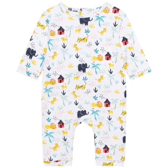 Pyjama sans pied Garçon Blanc