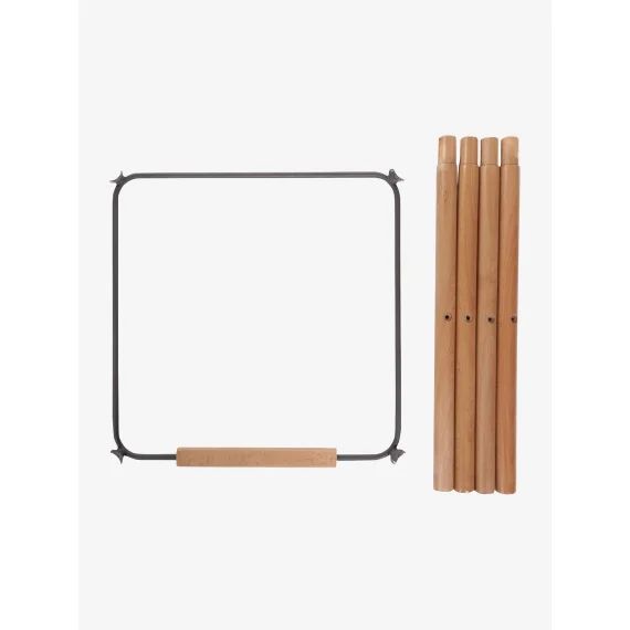 Kit de pieds longs pour chaise haute Evolu + repose-pieds CHILDHOME naturel anthracite