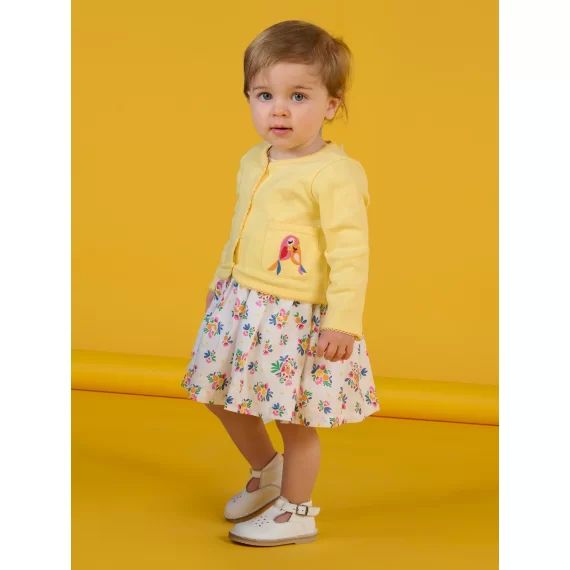 Cardigan Safran Pâle – Orange
