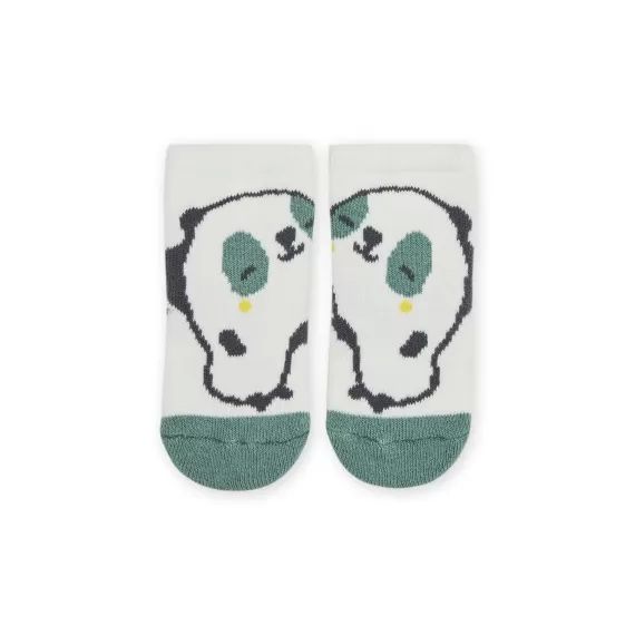 Chaussettes À Motifs Pandas – Ecru