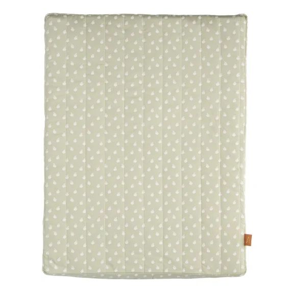 Matelas À Langer Et Serviette En Coton Vert Tilleul