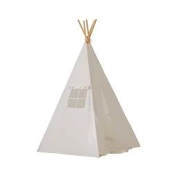 Tente Tipi Lin Naturel En Coton Blanc