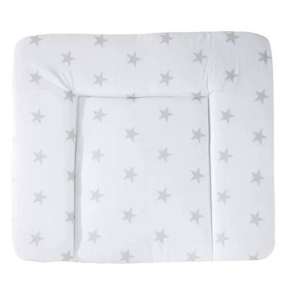 ROBA Matelas à langer Doux Little Stars – 85×75 cm – Revêtu de PU blanc