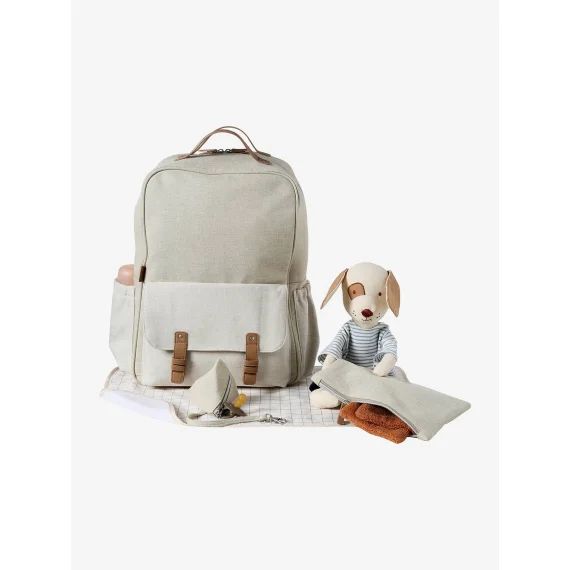 Sac à dos à langer Bergen écru