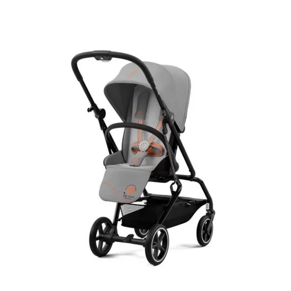 Poussette Cybex Eezy S Twist PLUS 2 – Châssis Black/ Siège Lava Grey (2022)