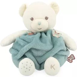 Peluche bulle d&rsquo;amour ours vert Plume (30 cm)
