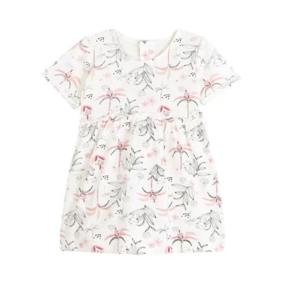 Robe Bébé Fille Bahia Blanc
