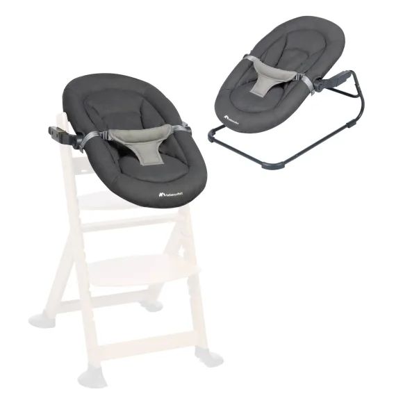 Transat Bébé Pour Chaise Haute Timba Gris Teinté