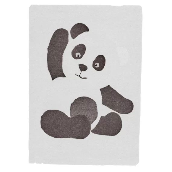 Tapis de chambre 130x90cm en acrylique blanc blanc