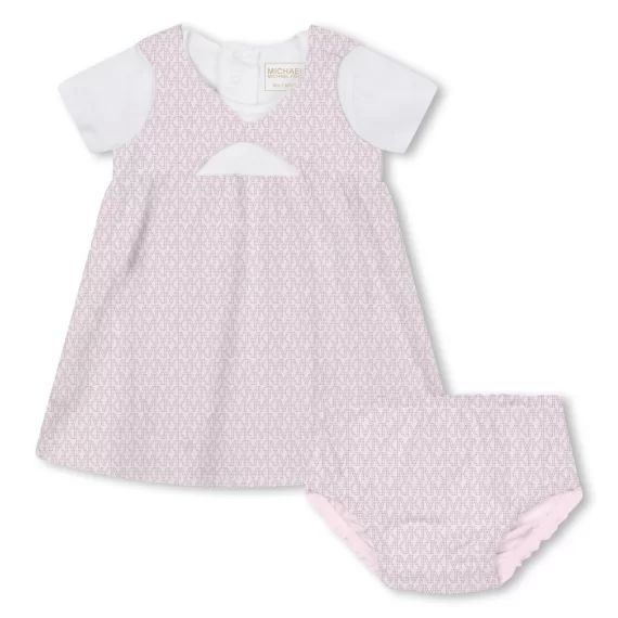 Robe effet 2 en 1 Fille Rose