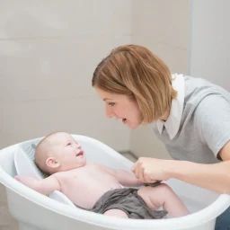 Transat de bain FIT bleu