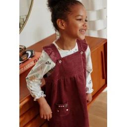 Robe Bébé En Velours Côtelé Mila Rose