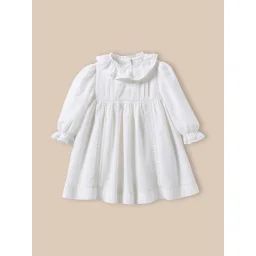 Robe En Coton Blanc Casse