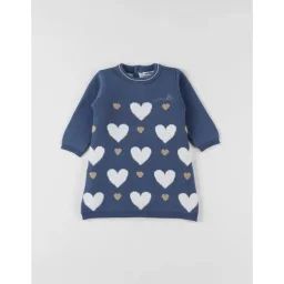 Robe En Tricot Bleu