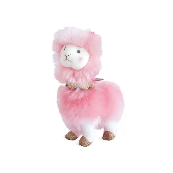 Peluche Lama rose Girls & Glitter (20 cm)