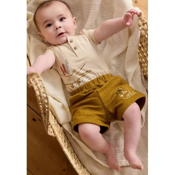 Ensemble Body Bébé Et Short Costa Vert