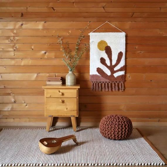 Tapis Enfant Bergen Caramel Par Nattiot – 110 X 170 Cm – Caramel Marron Marron