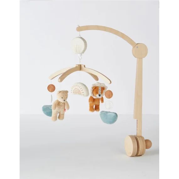 Mobile Musical Babou & Kendi En Bois Beige