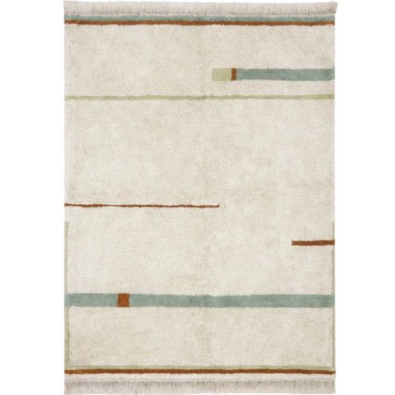 Tapis lavable Lanes vintage blue (140 x 200 cm)