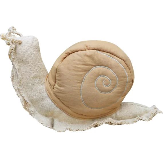 Coussin escargot Lazy Snail (40 x 22 cm)