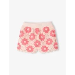 Short en crochet bébé écru